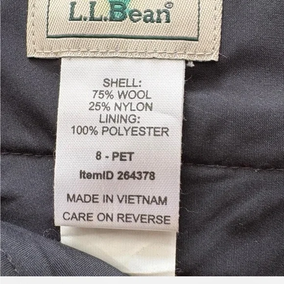 L.L. Bean Plaid Pencil Skirt - Gray and Blue - Picture 2 of 6